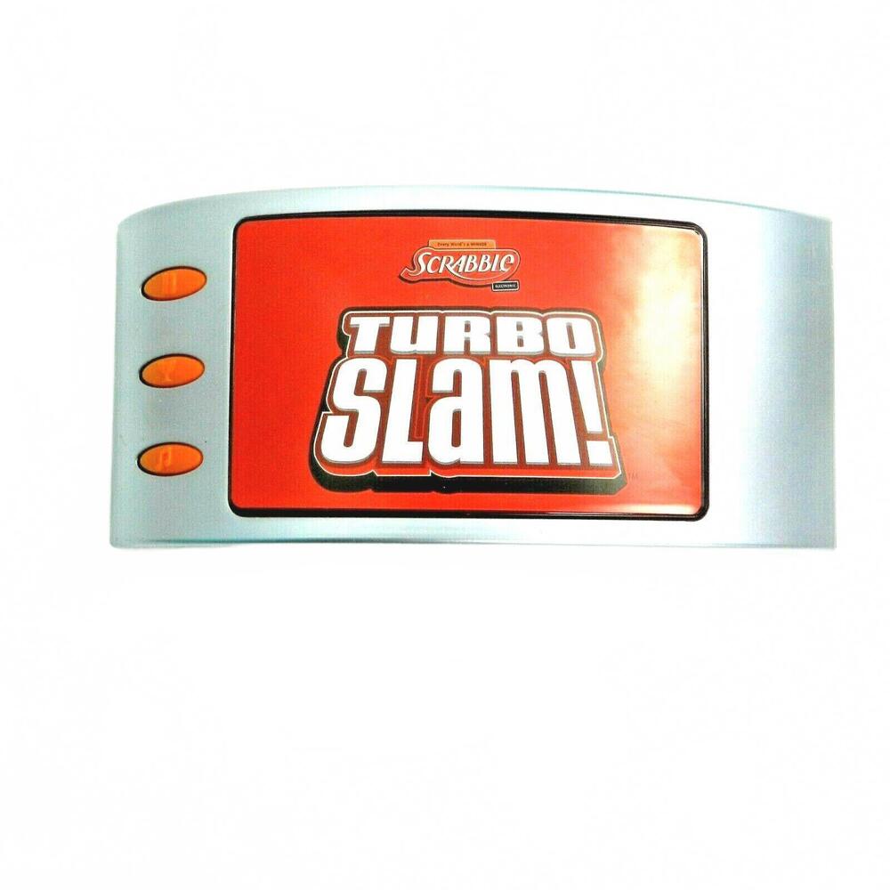 Scrabble Turbo Slam Electronic Word Game‎ Hasbro Mattel Fast Paced Card Game